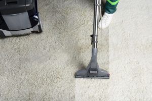 Water Extraction to a wet carpet with a vacuum