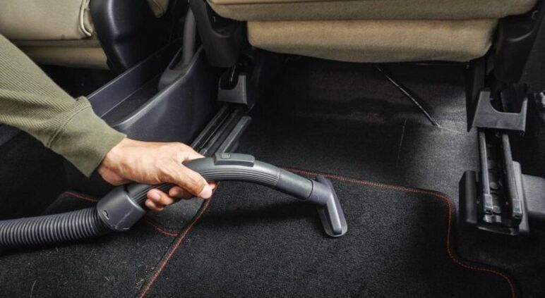 Flooded car carpet