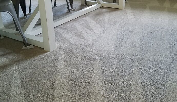 Service area carpet cleaning