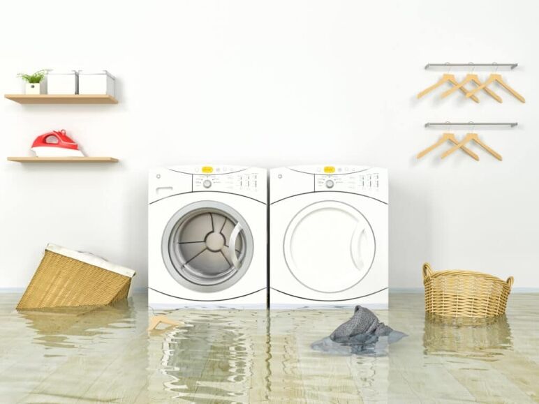 Flooding laundry room