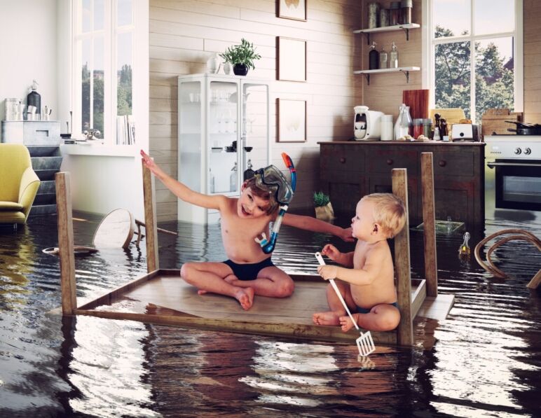 Kids and flooding
